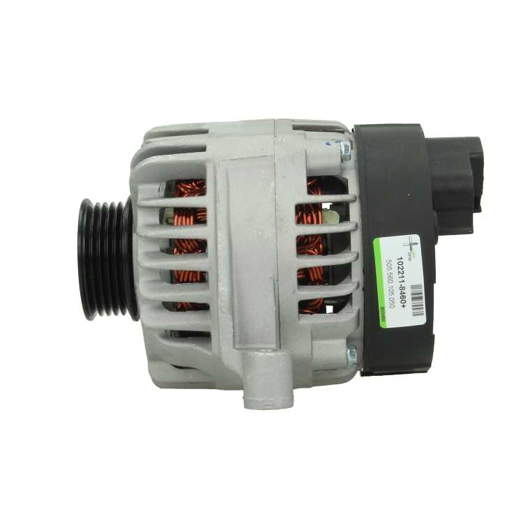 102211-8460+ 505.560.105.050 - Alternator Fiat 105A - Helios Electra